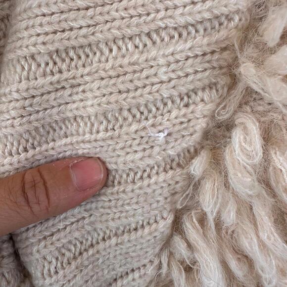 Anthropologie Pilcro Textured Wool Blend Cardigan Sweater XL - Picture 2 of 7